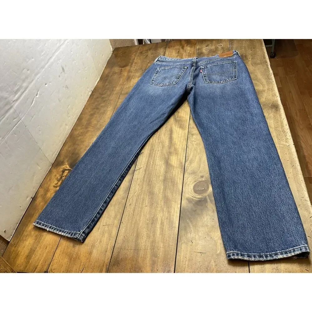 Levi's 501 150th Anniversary Button Fly Selvedge Straight Leg Jeans 31x30